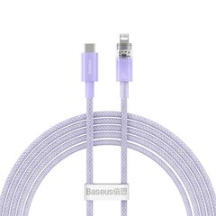 Fast Charging cable Baseus USB-C to Lightning  Explorer Series 2m, 20W (purple) цена и информация | Кабели для телефонов | 220.lv
