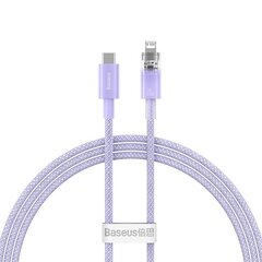 Fast Charging cable Baseus USB-C to Lightning  Explorer Series 1m, 20W (purple) цена и информация | Кабели для телефонов | 220.lv