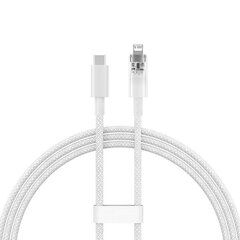 Fast Charging cable Baseus USB-C to Lightning  Explorer Series 1m, 20W (white) цена и информация | Кабели для телефонов | 220.lv