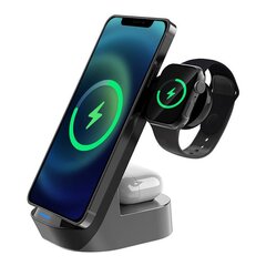 Wireless charger, Budi 3w1, 15W цена и информация | Зарядные устройства для телефонов | 220.lv