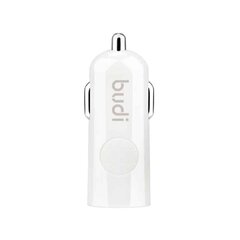 LED car charger Budi 1x USB, 2.4A (white) цена и информация | Зарядные устройства для телефонов | 220.lv
