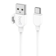 Кабель Budi USB-C 2.4А, 1 м цена и информация | Кабели для телефонов | 220.lv
