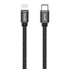 Кабель Budi USB-C/Lightning, 1 м цена и информация | Кабели для телефонов | 220.lv