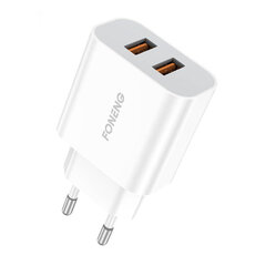 Foneng Двойное зарядное устройство USB Foneng EU45 Type-C цена и информация | Зарядные устройства для телефонов | 220.lv
