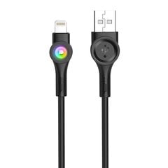 Foneng Кабель Foneng X59 USB-Micro USB, LED, 3A, 1м (черный) цена и информация | Кабели для телефонов | 220.lv