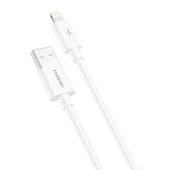 Foneng X67 USB to USB-C Cable, 5A, 1m (White) цена и информация | Кабели для телефонов | 220.lv