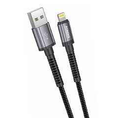 Foneng Кабель Foneng X83 USB-USB-C, 2,1 А, 1 м (черный) цена и информация | Кабели для телефонов | 220.lv