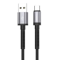 Foneng Кабель Foneng X83 USB-USB-C, 2,1 А, 1 м (черный) цена и информация | Кабели для телефонов | 220.lv