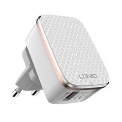 LDNIO Сетевое зарядное устройство LDNIO A1204Q 18 Вт + кабель USB-C цена и информация | Зарядные устройства для телефонов | 220.lv