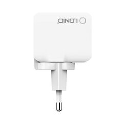 LDNIO Сетевое зарядное устройство LDNIO A2203 2USB + кабель MicroUSB цена и информация | Зарядные устройства для телефонов | 220.lv