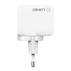 LDNIO Сетевое зарядное устройство LDNIO A2203 2USB + кабель USB-C цена и информация | Зарядные устройства для телефонов | 220.lv