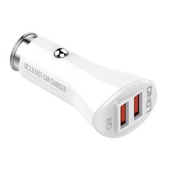 LDNIO Автомобильное зарядное устройство LDNIO C511Q 2USB + кабель Lightning цена и информация | Зарядные устройства для телефонов | 220.lv