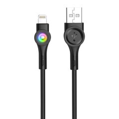 Foneng Кабель Foneng X59 USB-USB-C, LED, 3A, 1м (черный) цена и информация | Кабели для телефонов | 220.lv