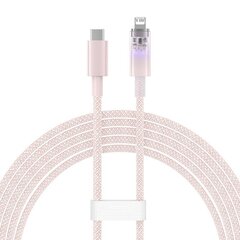Fast Charging cable Baseus USB-A to Lightning Explorer Series 2m 20W (pink) цена и информация | Кабели для телефонов | 220.lv