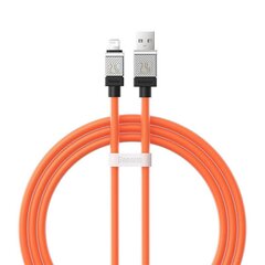 Baseus Кабель для быстрой зарядки Baseus USB-A на Lightning Coolplay Series 1м, 2,4А (оранжевый) цена и информация | Кабели для телефонов | 220.lv