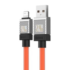 Baseus Кабель для быстрой зарядки Baseus USB-A на Lightning Coolplay Series 1м, 2,4А (оранжевый) цена и информация | Кабели для телефонов | 220.lv