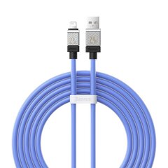 Baseus Кабель для быстрой зарядки Baseus USB-A на Lightning CoolPlay Series 2 м, 2,4 А (синий) цена и информация | Кабели для телефонов | 220.lv