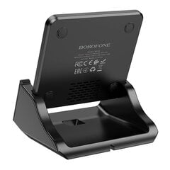 Borofone Wireless induction charger BQ20 Wings with stand 15W black цена и информация | Зарядные устройства для телефонов | 220.lv