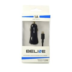 Ład. sam. Beline 1xUSB + lightning 1A czarna|black iPhone 5|6|7|8|X цена и информация | Зарядные устройства для телефонов | 220.lv