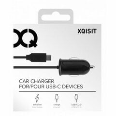 Ładowarka sam. Xqisit 2.4A USB-C 2.0 czarna|black 29288 цена и информация | Зарядные устройства для телефонов | 220.lv