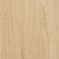 Gultas rāmis, ozolkoka krāsā, 120x200 cm, inženierijas koks цена и информация | Gultas | 220.lv