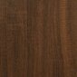 Gultas rāmis, ozolkoka krāsā, 135x190 cm, inženierijas koks цена и информация | Gultas | 220.lv