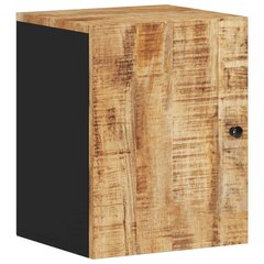 Vannasistabas sienas skapītis, 38x33x48 cm, mango masīvkoks цена и информация | Шкафчики для ванной | 220.lv