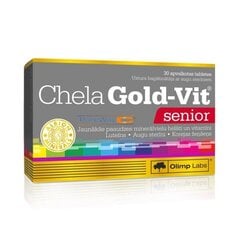 Olimp Labs Gold-vit Senior apvalkotas tabletes N30 цена и информация | Витамины, пищевые добавки, препараты для хорошего самочувствия | 220.lv