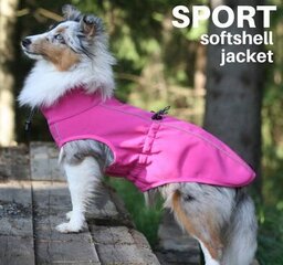 Jaka suņiem Finnero Sport Softshell, dažādi izmēri, rozā cena un informācija | Apģērbi suņiem | 220.lv