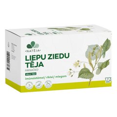 Tēja Liepu ziedi Natēja, 1.5g N24 cena un informācija | Tējas un ārstniecības augi | 220.lv