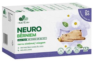 Tēja Neuro bērniem ar Zn, Natēja, B6 1.5g N20 cena un informācija | Tējas un ārstniecības augi | 220.lv