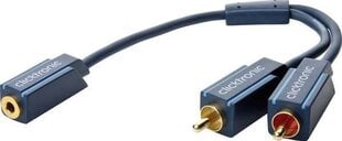 Hdmi кабель Clicktronic, трехкомпонентная конструкция, 3,5 мм цена и информация | Кабели и провода | 220.lv