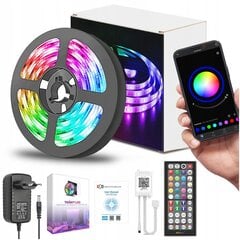 Bluetooth LED sloksnes RGB 5050 5M komplekts цена и информация | Светодиодные ленты | 220.lv