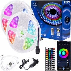 RGB 36W 230V Apps 15M LED sloksne cena un informācija | LED lentes | 220.lv