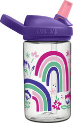 Детская поилка Camelbak Eddy+Kids Rainbow Floral, 400 мл, фиолетовая цена и информация | Фляги для воды | 220.lv