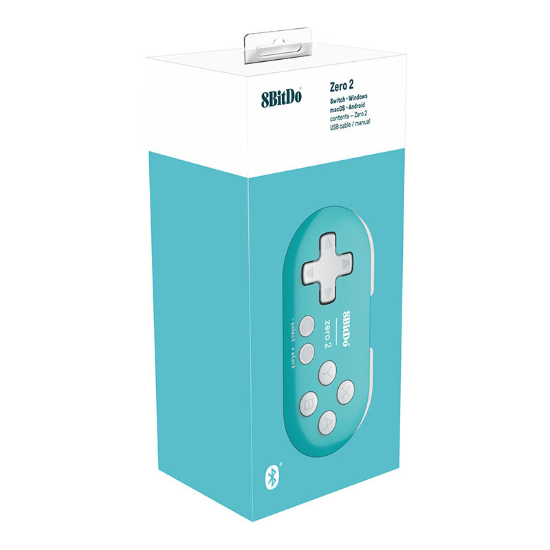 8BitDo Zero2-BLU цена и информация | Spēļu kontrolieri | 220.lv