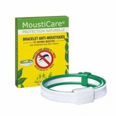 MoustiCare pret odu/ērču aproce (balta) цена и информация | Средства от комаров и клещей | 220.lv