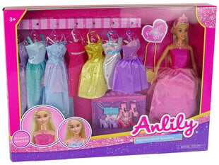 Кукла с аксессуарами, Anlily цена и информация | Игрушки для девочек | 220.lv