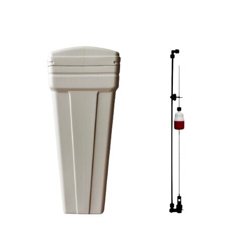 Sāls tvertne 70 lit ar Brine Valve 35”, mod.B(GREY) цена и информация | Ūdens attīrīšanas sistēmas un filtri | 220.lv