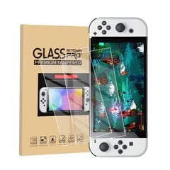 Закаленное стекло с защитой от отпечатков пальцев для Nintendo Switch OLED Premium серии Pro  цена и информация | Аксессуары для компьютерных игр | 220.lv