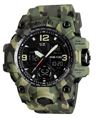 Мужские часы Skmei 1155BCMGN green camo цена и информация | Мужские часы | 220.lv