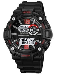 Мужские часы Skmei 2018BR, черные / красные цена и информация | Мужские часы | 220.lv