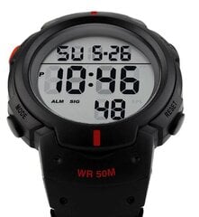 Мужские часы Skmei 1068RD, черные / красные цена и информация | Мужские часы | 220.lv