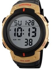 Мужские часы Skmei 1068GD, золотые / черные цена и информация | Мужские часы | 220.lv