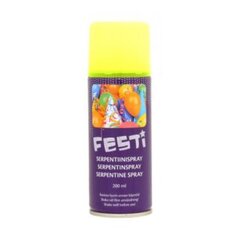 Svinību putu aerosols Festi, 200ml, dzeltens цена и информация | Праздничные декорации | 220.lv