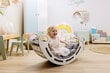 Šūpotājs ar kāpšanas slīdkalniņu Babylike Montessori BBZWM85, balts cena un informācija | Attīstošās rotaļlietas | 220.lv