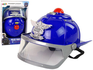 Шлем полицейского со звуком, синий цена и информация | Конструктор автомобилей игрушки для мальчиков | 220.lv