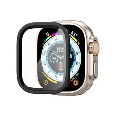 Ekrāna aizsargplāksne ar rāmi Spigen Glass.tR Slim Pro - Apple Watch Ultra 49 mm, melna cena un informācija | Viedpulksteņu un viedo aproču aksesuāri | 220.lv