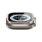Ekrāna aizsargplāksne ar rāmi Spigen Glass.tR Slim Pro - Apple Watch Ultra 49 mm, titāna krāsā цена и информация | Viedpulksteņu un viedo aproču aksesuāri | 220.lv