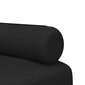 L-formas dīvāngulta, melna, 260x140x70 cm, audums cena un informācija | Dīvāni | 220.lv